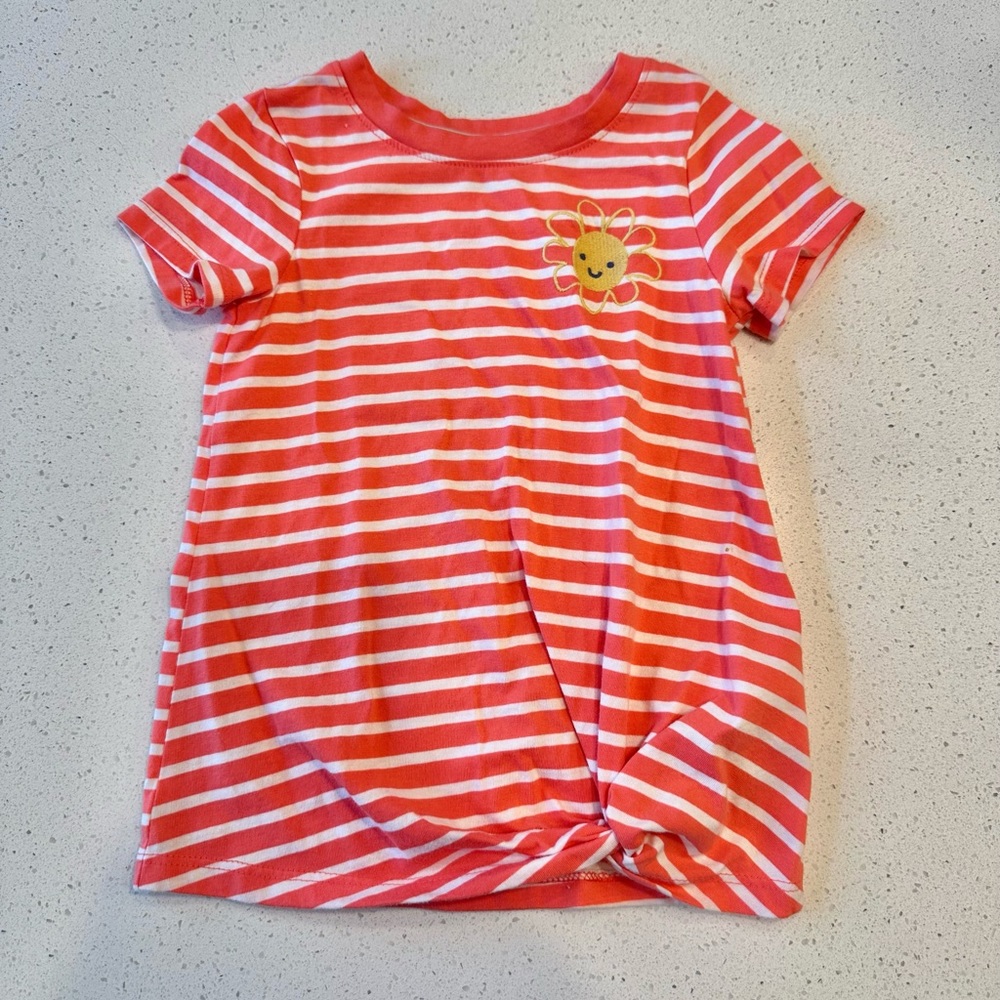 Toddler Size 3T • Twist Front Short Sleeve Shirt